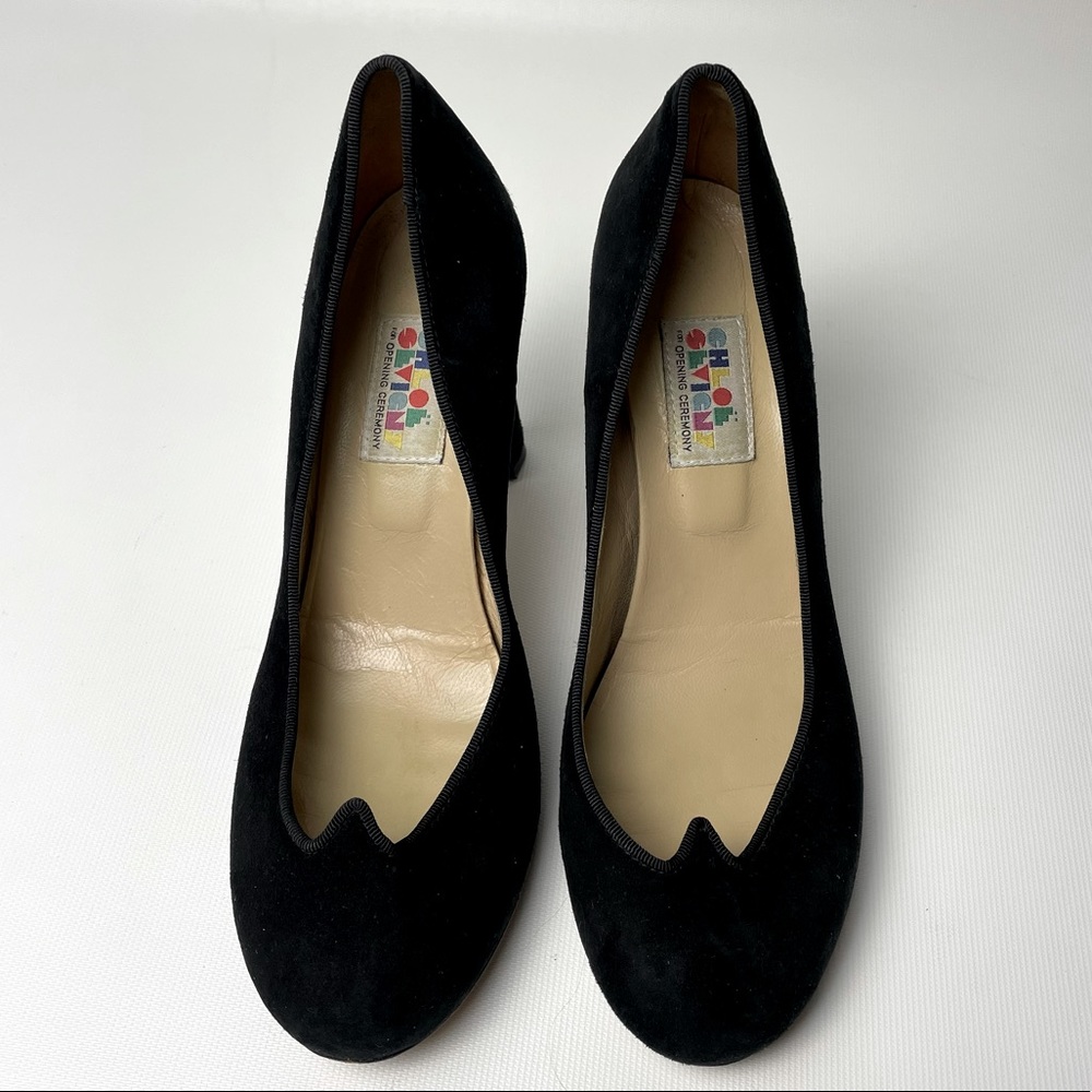 Chloe Sevigny for Opening Ceremony Suede Heels - sz 36